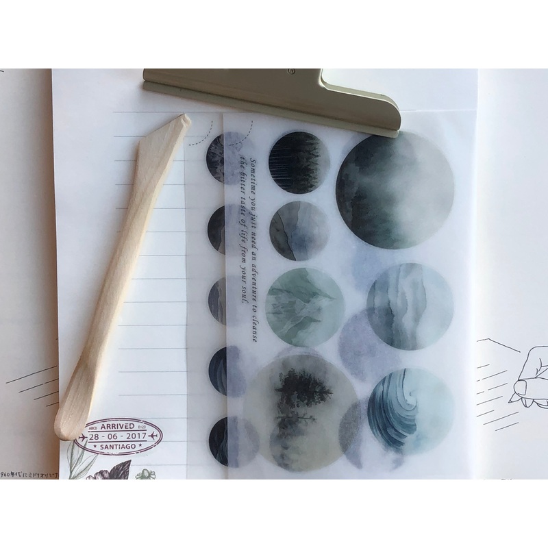 MU Print-On Stickers – Foggy Scenes – #87