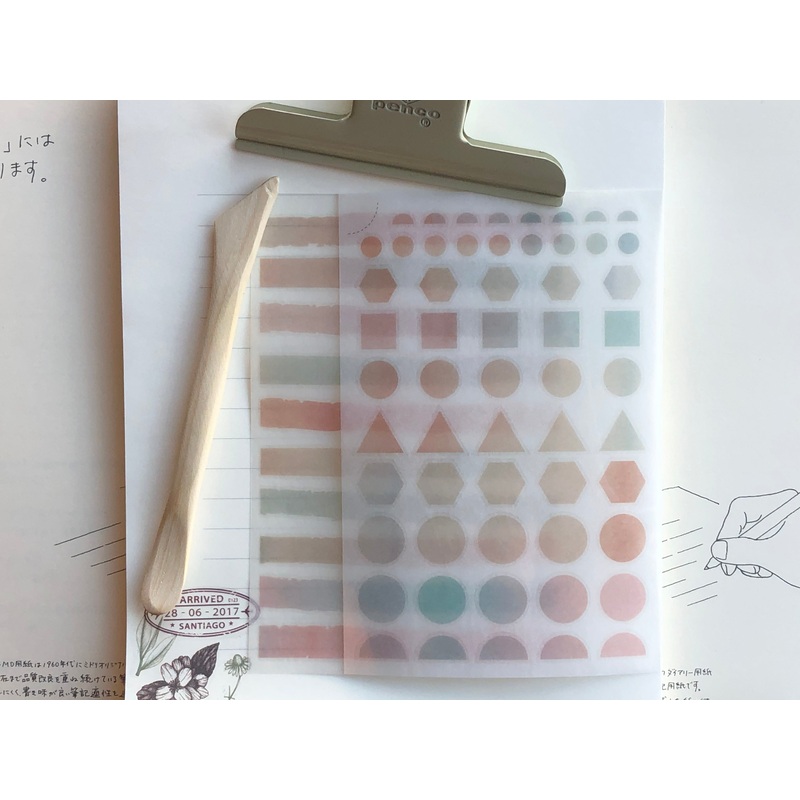 MU Print-On Stickers – Sunset Shapes – #42