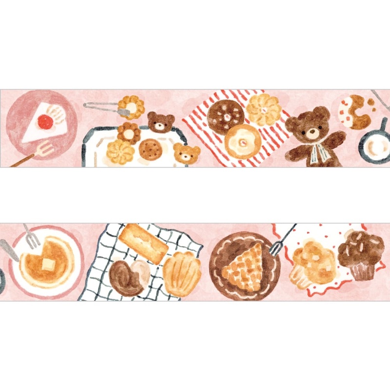 Papier Platz x Nakauchi Waka Masking Tape – Bear and Sweets (Coming Soon)